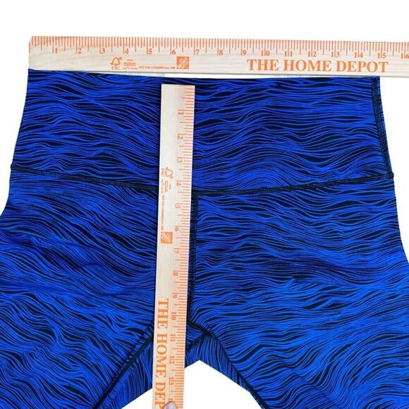 Lululemon x SoulCycle High Times Pant leggings in Life Lines Cerulean Size 12 - Picture 14 of 16